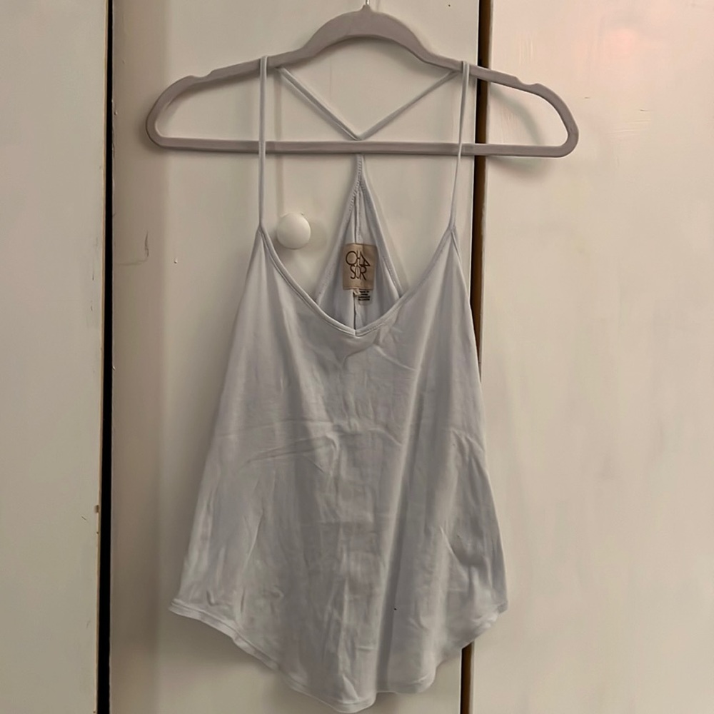 White tank top